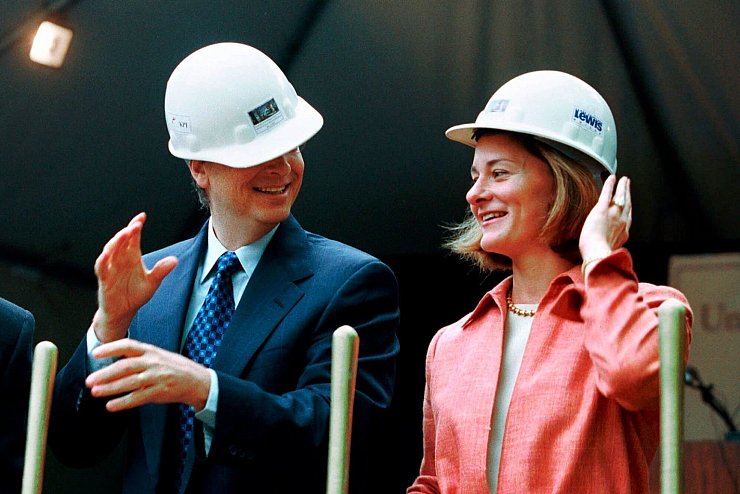Bill und Melinda Gates - © Foto: Andy Rogers/AP/dpa