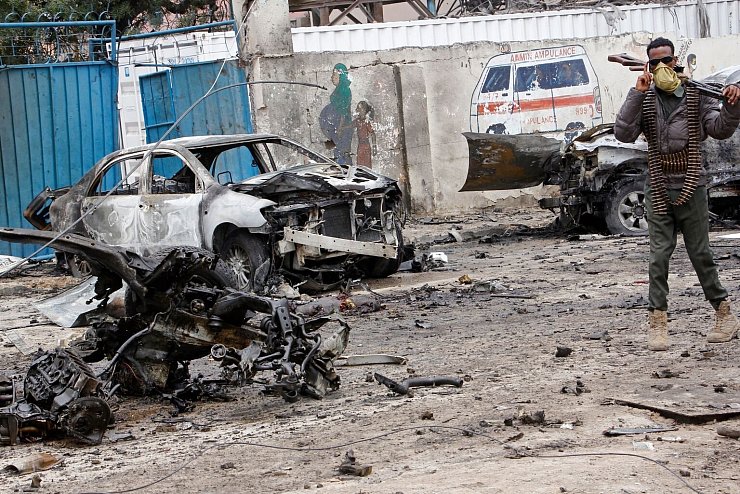 Anschlag in Mogadischu - © Foto: Farah Abdi Warsameh/AP/dpa
