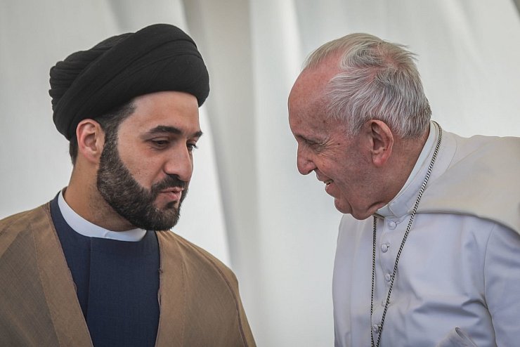 Papst Franziskus im Irak - © Foto: Ameer Al Mohammedaw/dpa