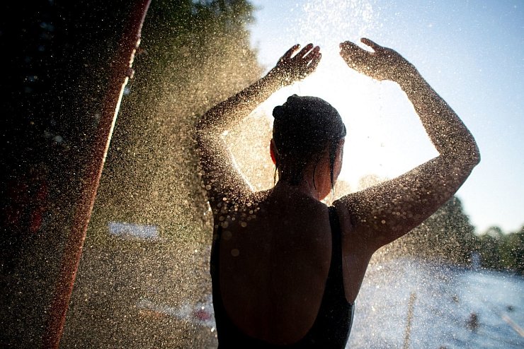 Sommerwetter in Niedersachsen - &copy; Foto: Hauke-Christian Dittrich/dpa