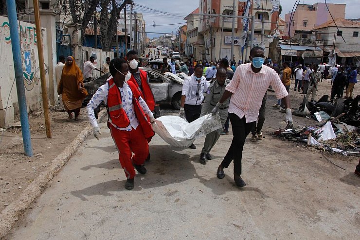 Anschlag in Mogadischu - © Foto: Farah Abdi Warsameh/AP/dpa