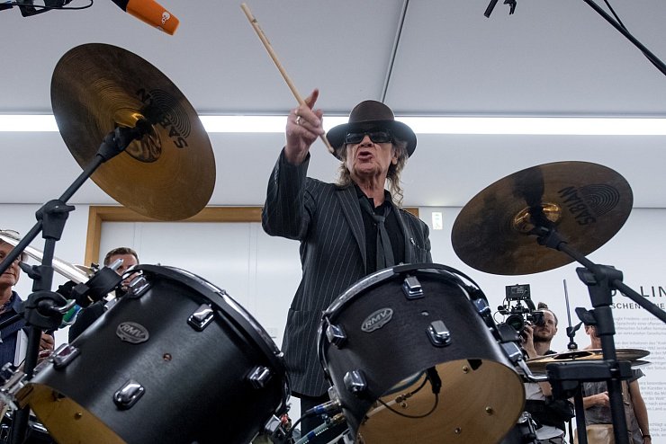 Udo Lindenberg stellt in Leipzig aus - &copy; Foto: Hendrik Schmidt