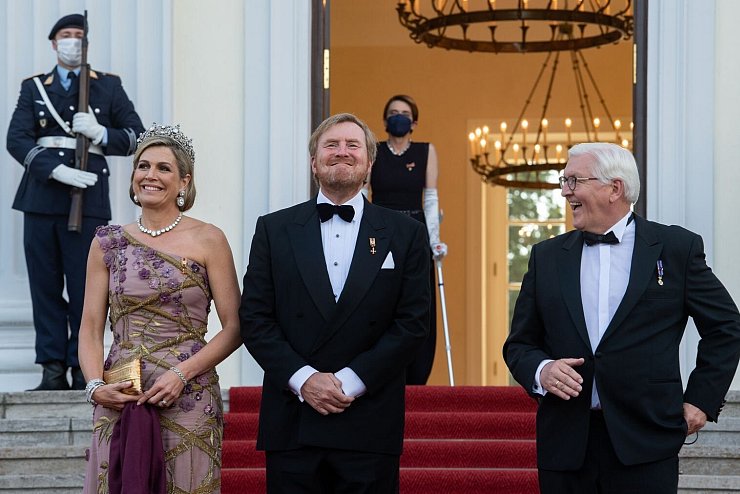 Niederl&auml;ndisches K&ouml;nigspaar in Berlin - &copy; Foto: Bernd von Jutrczenka/dpa