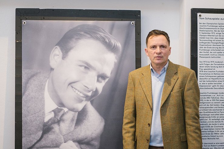 Ausstellung &uuml;ber Joachim Fuchsberger - &copy; Foto: Ole Spata