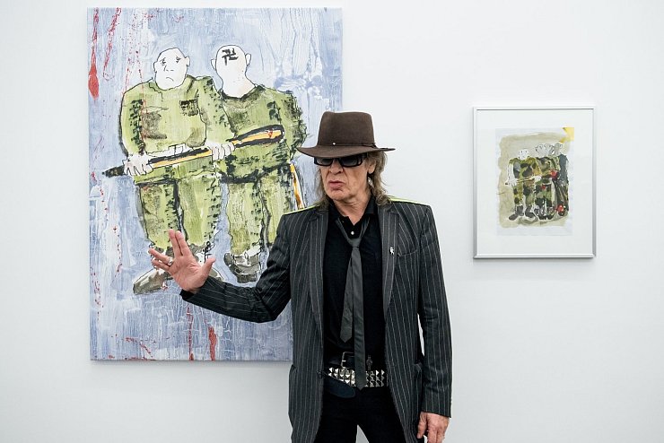 Udo Lindenberg stellt in Leipzig aus - &copy; Foto: Hendrik Schmidt