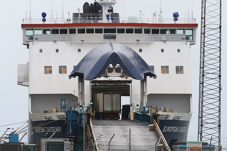 Hafen in Nordirland - &copy; Foto: Liam Mcburney/PA Wire/dpa