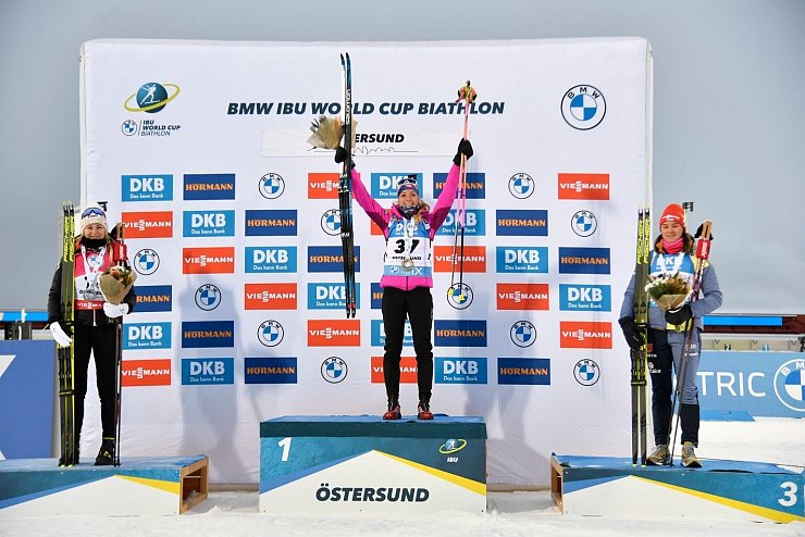 Podium - &copy; Foto: Anders Wiklund/TT News Agency/AP/dpa