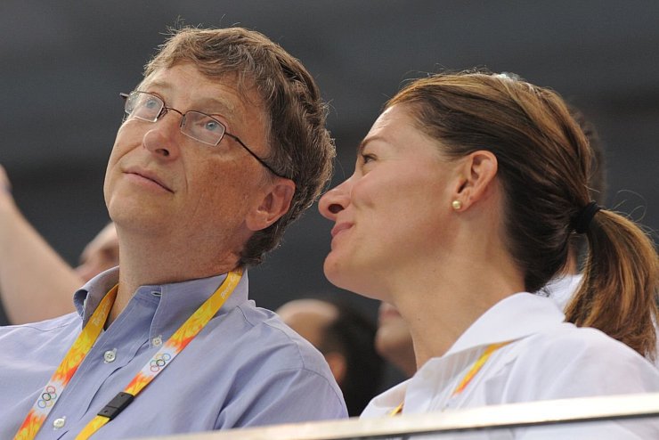 Bill und Melinda Gates - © Foto: Bernd Thissen/dpa