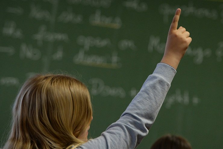 Unterricht am Gymnasium - &copy; Foto: Marijan Murat/dpa