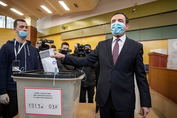 Albin Kurti - &copy; Foto: Visar Kryeziu/AP/dpa