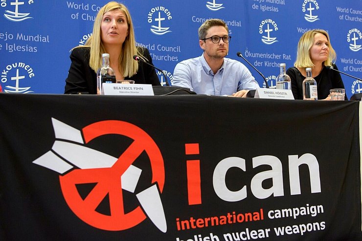 Internationalen Kampagne zur atomaren Abr&uuml;stung - &copy; Foto: Martial Trezzini/KEYSTONE/dpa