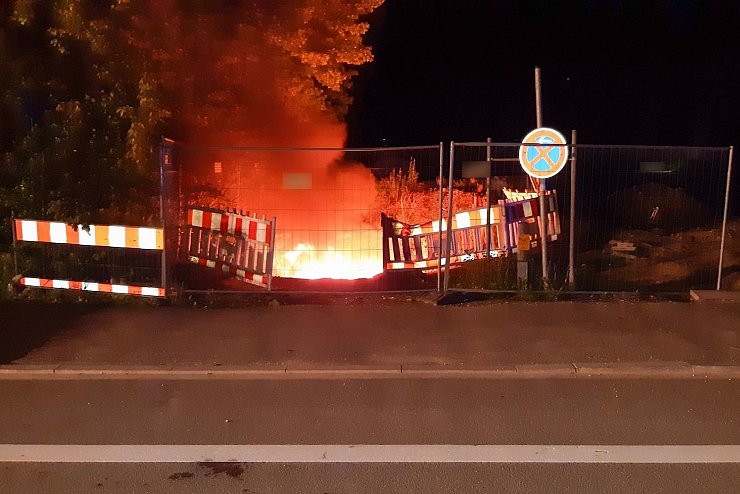 Kabelbrand - © Foto: ---/Feuerwehr München/dpa