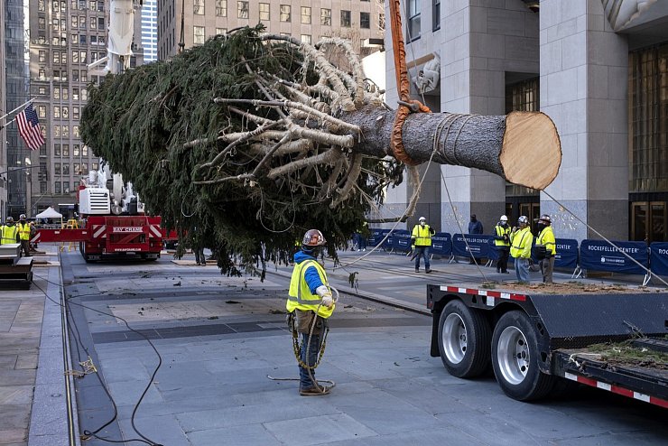 Rockefeller-Weihnachtsbaum - &copy; Foto: Craig Ruttle/FR61802 AP/dpa