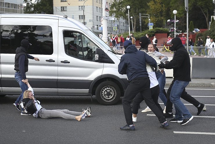 Proteste in Belarus - &copy; Foto: -/Tut.by via AP/dpa