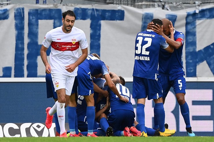 Derbysieg - &copy; Foto: Uli Deck/dpa-pool/dpa