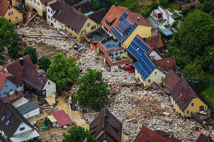 Braunsbach - © Foto: Christoph Schmidt/dpa