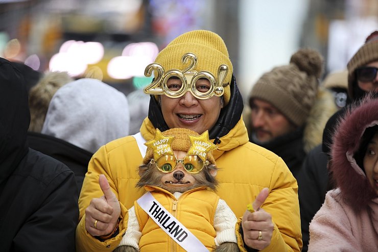 Silvester - New York - &copy; Foto: Wang Ying/XinHua/dpa