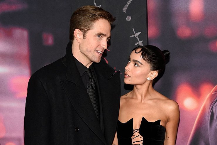 Pattinson und Kravitz - &copy; Foto: Evan Agostini/Invision/AP/dpa