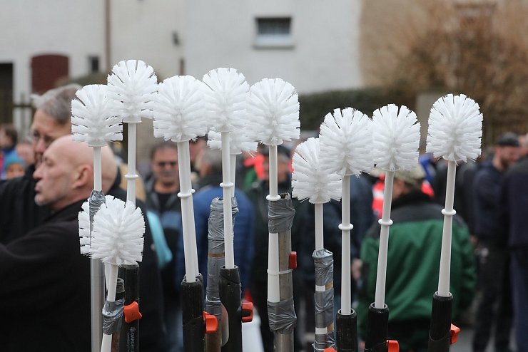 Kampf gegen Schwammspinner - © Foto: Bodo Schackow/dpa-zentralbild/dpa