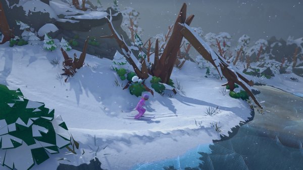 Keine Angst: Auch unter dem abgeknickten Baum führt ein Weg durch den Schnee. - © Megagon Industries/dpa-tmn
