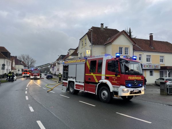 Einsatz an der Stauffenbergstraße. - © Feuerwehr Lage