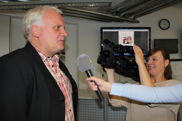 Der Leiter der Lokalredaktionen, Thomas Reineke, erklärt, was es mit der LZ für alle auf sich hat. - © Silke Buhrmester
