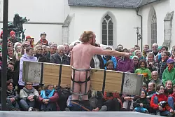 Nackte Tatsachen beim Stra&szlig;entheaterfestival in Detmold - &copy; Vera Gerstendorf-Welle