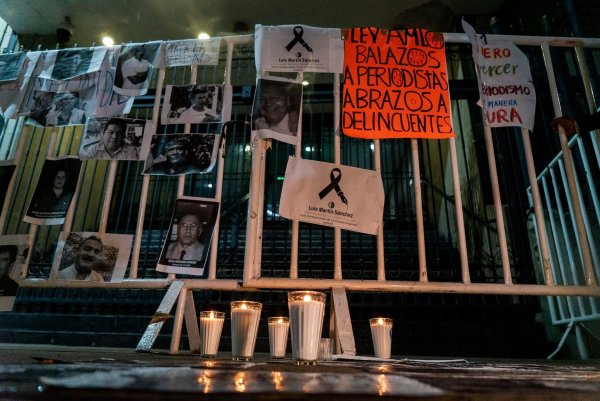 Nach Angaben der Organisation Reporter ohne Grenzen ist Mexiko eines der gefährlichsten Länder der Welt für Journalisten. (Archivbild) - © Jair Cabrera Torres/dpa