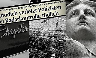 Ein Polizist wird an einem Vormittag im Mai 1994 von einem Auto erfasst. Für den 51-Jährigen kommt jede Hilfe zu spät. Hat der 19-jährige Mirko K. den Polizeibeamten absichtlich getötet? - pixabay.com/LZ-Archiv/Montage: Niklas Böhmer