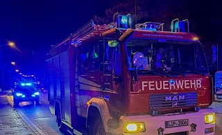Einsatz für die Feuerwehr Detmold in der Oerlinghauser Straße. - Marco Schweiger Einsatz für die Feuerwehr Detmold in der Oerlinghauser Straße. - Marco Schweiger