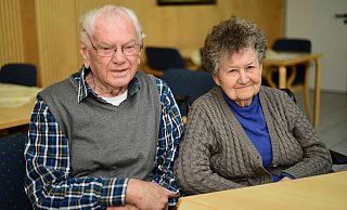 Helmut und Irmgard Fahrenkamp feiern ihre Gnadenhochzeit. - Nicole Ellerbrake
