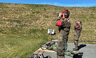 Niederländische Wettkämpfer schießen mit dem Sturmgewehr G36. - Stefan Donker