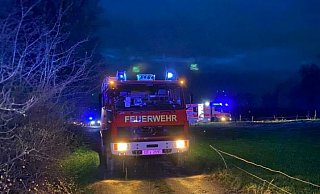 Der Brand konnte schnell gel&ouml;scht werden. - Feuerwehr Detmold