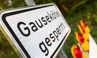 Seit etwa 18 Uhr am Freitagabend ist die Gauseköte erst einmal gesperrt. - Jannik Stodiek