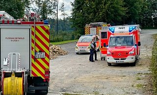 Die Detmolder Wehr wurde zu einer brennenden Gasflasche gerufen. - Marco Schweiger - Feuerwehr Detmold