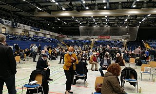 Großer Andrang in der Phoenix-Contact-Arena - Astrid Sewing