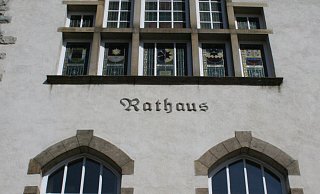 Das Rathaus in Barntrup. - Archivfoto: Sylvia Frevert