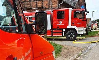 Nach zwei Stunden war der Einsatz für die Freiwillige Feuerwehr Lügde beendet.  - Feuerwehr Lügde