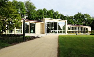 Die Wandelhalle in Bad Salzuflen. - Alexandra Schaller Die Wandelhalle in Bad Salzuflen. - Alexandra Schaller