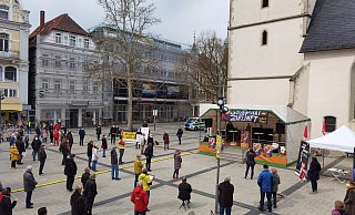 200 Teilnehmer kamen am 1. Mai nach Detmold - Malte Cilsik 200 Teilnehmer kamen am 1. Mai nach Detmold - Malte Cilsik