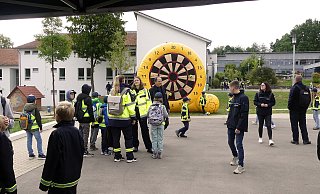 Das Fußball-Darts gehörte zu den beliebtesten Aufgaben. - Rudi Rudolph