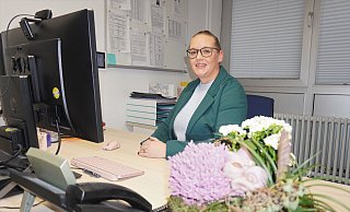 Monika Precker hat nach den Sommerferien die Leitung der Blomberger Sekundarschule übernommen. - Michaela Weiße Monika Precker hat nach den Sommerferien die Leitung der Blomberger Sekundarschule übernommen. - Michaela Weiße