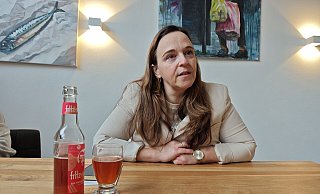 Katrin Freiberger tritt für die SPD im Wahlkreis 135 an und will, auch wenn die Diskussionen um Migration die Schlagzeilen bestimmen, ihre Themen setzen. - Svenja Ludwig