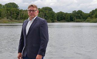 Frank Kuhlmanns Lieblingsplatz ist der Norderteich: Natur direkt um die Ecke, um den Kopf freizubekommen. - Jost Wolf Frank Kuhlmanns Lieblingsplatz ist der Norderteich: Natur direkt um die Ecke, um den Kopf freizubekommen. - Jost Wolf