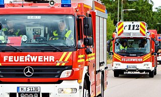 Dank der Feuerwehr-Drehleiter aus Vlotho sichert die Feuerwehr einen in Schieflage geratenen Telefonmast in Kalldorf. - Pixabay/Symbolbild