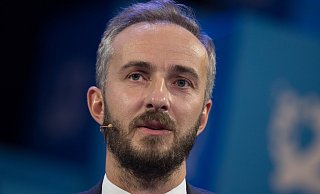Jan Böhmermann hat am Donnerstag verkündet, er wolle für den Parteivorsitz der SPD kandidieren. - Sven Hoppe/dpa