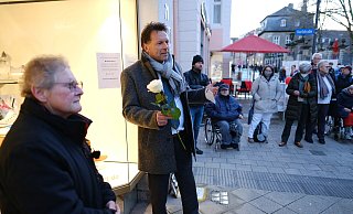 Joanne Herzberg und Bürgermeister Frank Hilker - Sven Koch