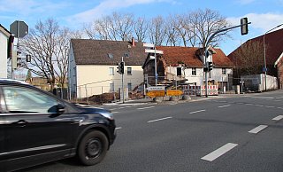 Die Brandruine an der Ecke Lagesche Straße/ Uferstraße ist abgerissen worden. - Nadine Uphoff Die Brandruine an der Ecke Lagesche Straße/ Uferstraße ist abgerissen worden. - Nadine Uphoff