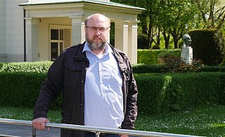 Viktor Hübner kandidiert für die AfD für einen Sitz im Landtag. - Jost Wolf