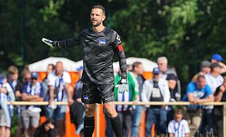 Wurde «bis auf Weiteres» suspendiert: Hertha-Torwart Marius Gersbeck. - Soeren Stache/dpa Wurde «bis auf Weiteres» suspendiert: Hertha-Torwart Marius Gersbeck. - Soeren Stache/dpa